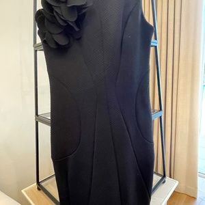Anne Fontaine dress, quilted black fabric size 38